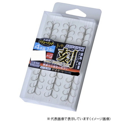 がまかつ アユバラ針 A142 VP T1 刻 4本錨7.5-1.5