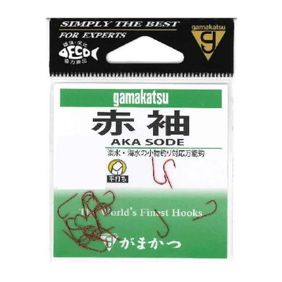 がまかつ 赤袖 6号 針