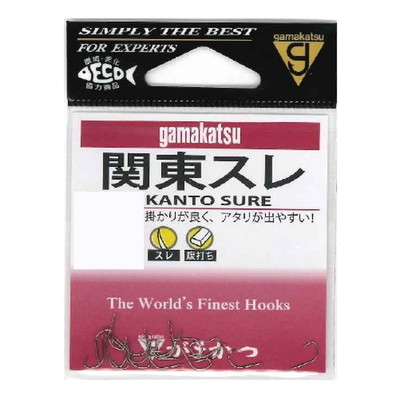 がまかつ　関東スレ　茶　５号 ヘラ用ハリ