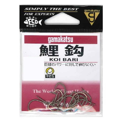 がまかつ 鯉鈎 茶 14号 針