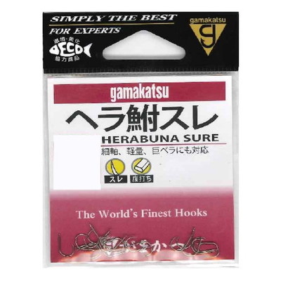 がまかつ ヘラ鮒スレ 茶 2号 ヘラ用ハリ