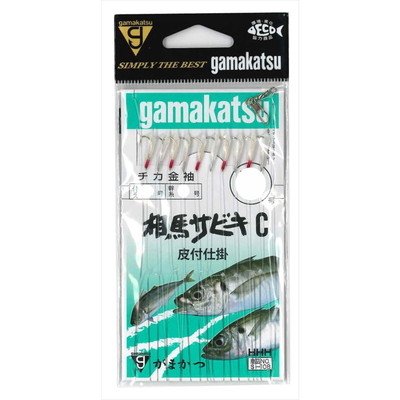 がまかつ 3H 相馬サビキ C型 S108 5号-ハリス1 サビキ仕掛け