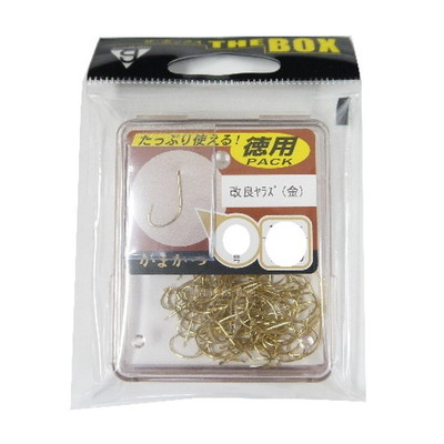 がまかつ ザ・ボックス 改良ヤラズ 金 5号 ヘラ用ハリ