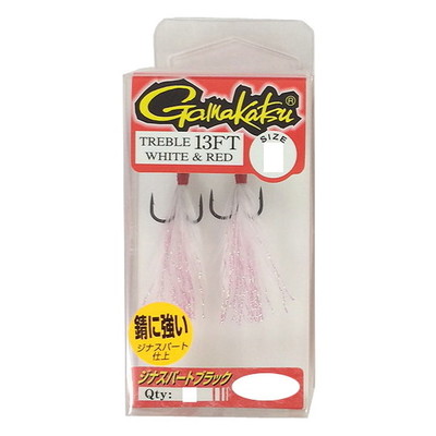 がまかつ トレブル13FT W*レッド 4 トリプルフック