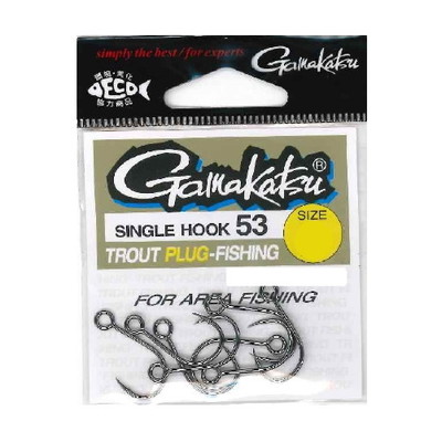 がまかつ　シングルフック５３（ＮＳＢ）　１