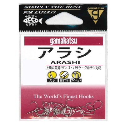 ガマカツ アラシ 白 5号