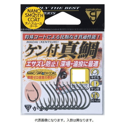 がまかつ バラ ケン付真鯛(ナノスムースコート) 8号