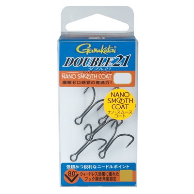がまかつ トリプルフック バラ ダブル21(ナノスムースコート)#12