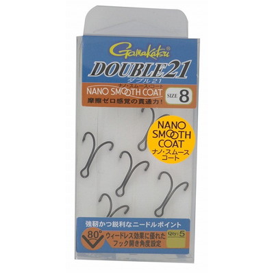 がまかつ バラ ダブル21(ナノスムースコート)#8