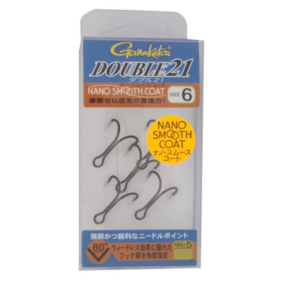 がまかつ バラ ダブル21(ナノスムースコート)#6
