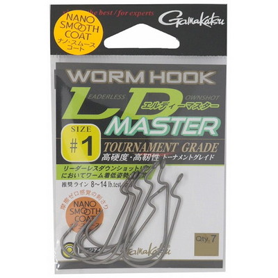 がまかつ バラ ワームフック LD MASTER(NSC) 1