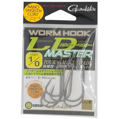 がまかつ バラ ワームフック LD MASTER(NSC) 1/0