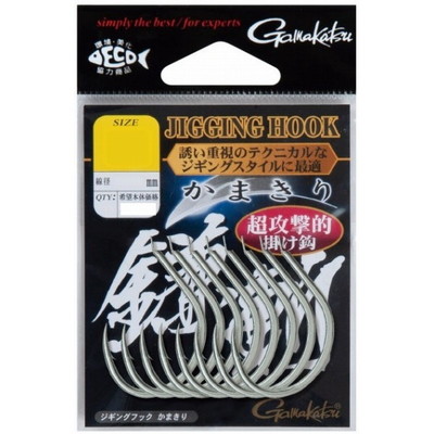がまかつ　バラジギングフック　かまきり（銀）　５／０
