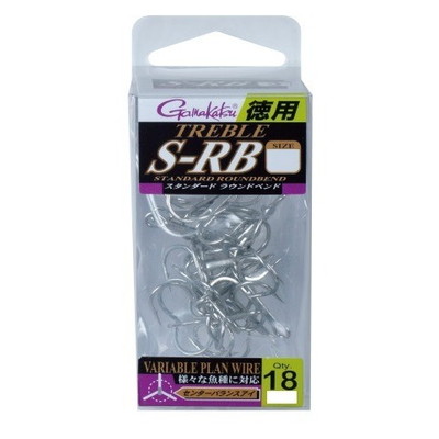 がまかつ バラ 徳用 トレブルS-RB(シルバー) #10