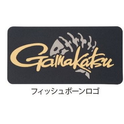 ガマカツ マグネットステッカー(シールタイプ) GM2494 フィッシュボーンロゴ