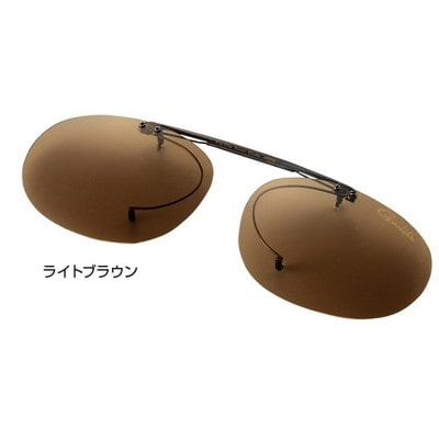 がまかつ GM1774 クリップオン偏光サングラス ライトブラウン 偏光グラス