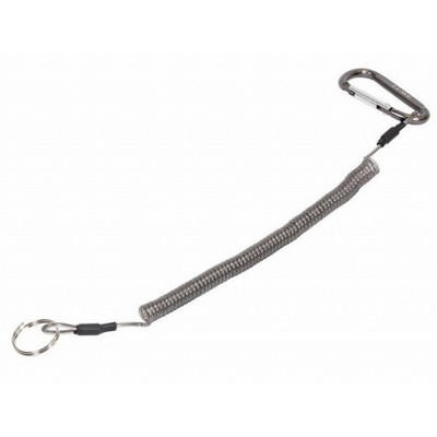 がまかつ カラビナ付きランヤード(ワイヤーイン)