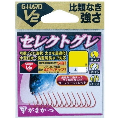 がまかつ バラ G-HARD V2 セレクトグレ 8号