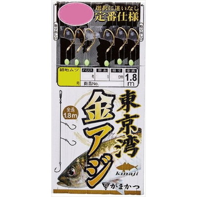 がまかつ　F142 東京湾金アジ 3本 9-1 仕掛け