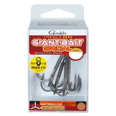 がまかつ トリプルフック バラトレブルRBジャイアントベイトSP 4/0