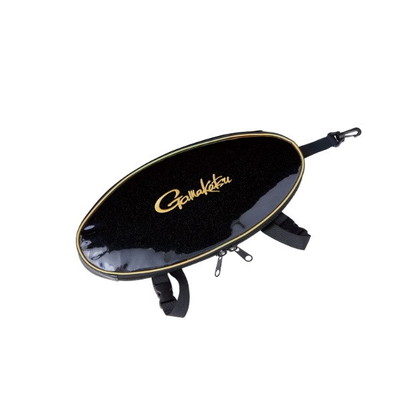がまかつ 磯用品 GM2556 受ケダモカバー 四っ折 ブラック×ゴールド