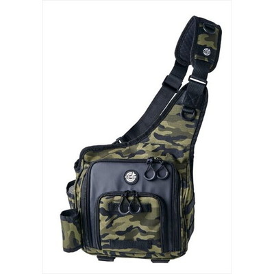 がまかつ タックルバッグ LE322 ランガン ライトショルダーバッグ2.0 #2カモブラック