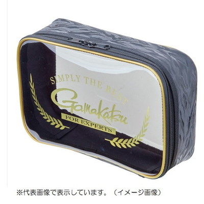 がまかつ タックルバッグ GM2564 リパートメントポーチ S ブラック