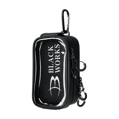 がまかつ タックルバッグ アディショナルポーチ GM2610 ブラック (BLACK WORKS) クリア