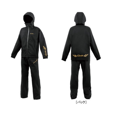 がまかつ レインウェア GM3784 Gスペック レインスーツ ブラック/ゴールド M