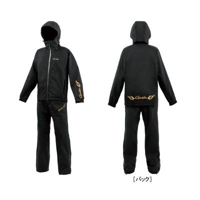 がまかつ レインウェア GM3784 Gスペック レインスーツ ブラック/ゴールド L