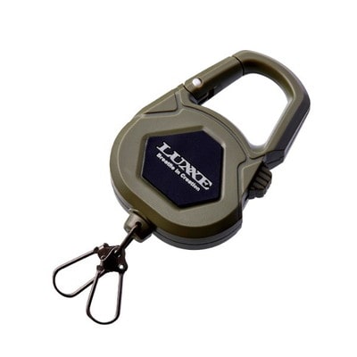 がまかつ LE137 ロックコードリール #2 アーミーグリーン