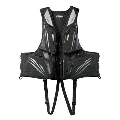 がまかつ ライフジャケット GM6005 アルテマシールドプロフローティングベスト ブラック/ブラック L