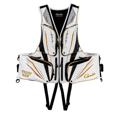 がまかつ ライフジャケット GM6005 アルテマシールドプロフローティングベスト ホワイト L