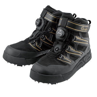 がまかつ  GM4549 Gスペック スパイクシューズ ブラック/ゴールド LL