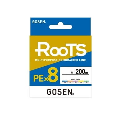 ゴーセン ライン ルーツ PEx8 200m 1.5号/30LB マルチカラー