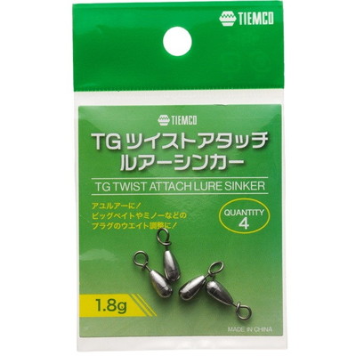 ティムコ シンカー ティムコ TGツイストアタッチルアーシンカー 1.8g