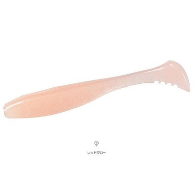 ダイワ 月下美人 ビームフィッシュ 1.8インチ レッドグロー (復刻モデル) ワーム