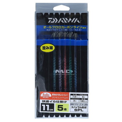 ダイワ 快適イカ仕掛ケSPL 11S SS 5本 スタンダード澄ミ潮 仕掛け