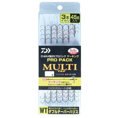 ダイワ D-MAX鮎SSプロパック マーキング ダブルテーパーハリス マルチ 3本イカリ 7.0号 アユバラ針