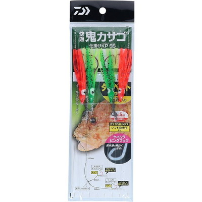 ダイワ 仕掛け 快適鬼カサゴ仕掛 KP SS タコベイト付 ハリ17-幹糸7-全長1.8m