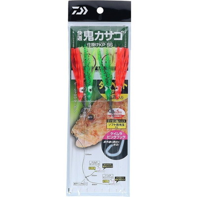 ダイワ 仕掛け 快適鬼カサゴ仕掛 KP SS タコベイト付 ハリ18-幹糸8-全長1.8m