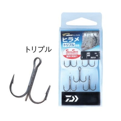 ダイワ D-MAX ヒラメ トリプル サクサスフック ♯6