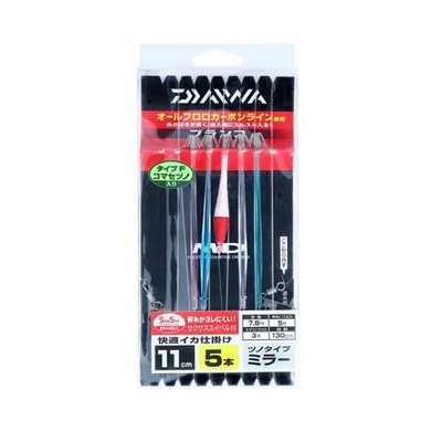 ダイワ 快適イカ仕掛ケミラー11S SS5本 フローティング 赤白 仕掛け