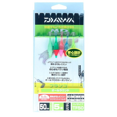 ダイワ 快適マルイカ仕掛SS ブランコ5本 オールラウンド 仕掛け