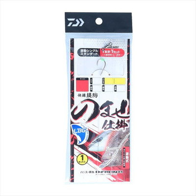 ダイワ 仕掛け 快適堤防のませ仕掛け LBG 遊動シングル1本針1セット スタンダード 針12号 ハリス10号 幹糸12号 仕掛け