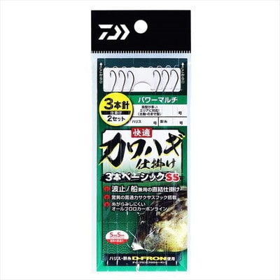 ダイワ 仕掛け 快適カワハギ仕掛3本ベーシック SS パワーマルチ 10.0