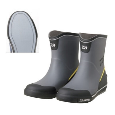 ダイワ DB-2412 ショートネオデッキブーツ グレー 3L(27.0-28.0cm)