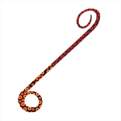 ダイワ タイラバ 鯛ラバ 紅牙シリコンネクタイ ツインカーリーR たこ足レッド+たこ足オレンジ