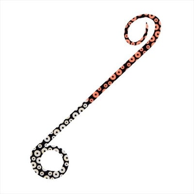 ダイワ タイラバ 鯛ラバ 紅牙シリコンネクタイ ツインカーリーR たこ足ケイムラオレンジラメ+たこ足グローラメ