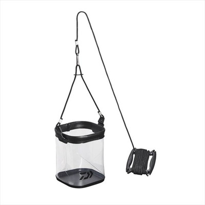 ダイワ バケツ 水くみバッカン S17(K)クリアブラック